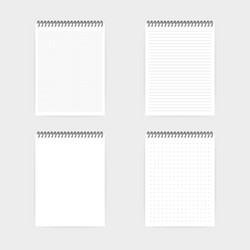 notebook mockup with place for your image text vector