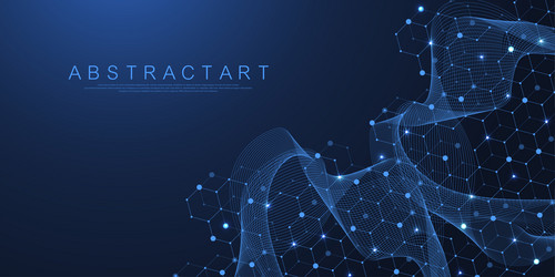 Technology Data Network Abstract vector image