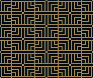 abstract square geometric pattern with lines vector image