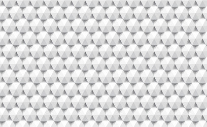 3d paper triangles and hexagons seamless pattern vector image