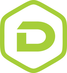 Initials letter d logo design template Royalty Free Vector