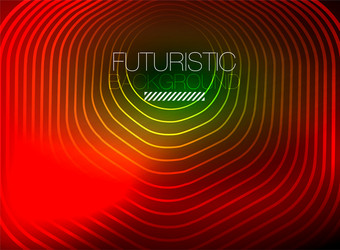 neon color square shape lines abstract background vector image
