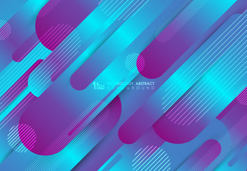 abstract neon futuristic round line pattern vector image