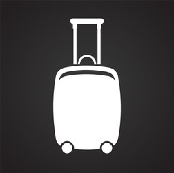 case icon on background for graphic and web design vector image