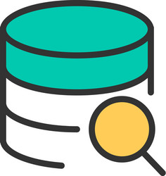database icon design interaction vector image
