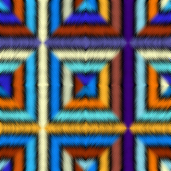 seamless pattern background a triangles vector image