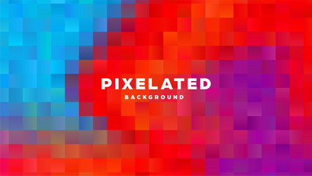 polygonal abstract background with squares vector image