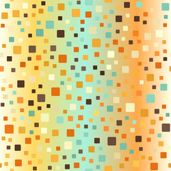 glowing retro square pattern seamless background vector image