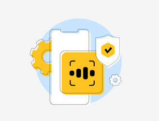 voice biometrics enhances security by using unique vector image