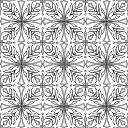 abstract patterns cross doodles vector image