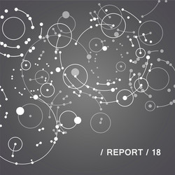 network background with abstract connection vector image