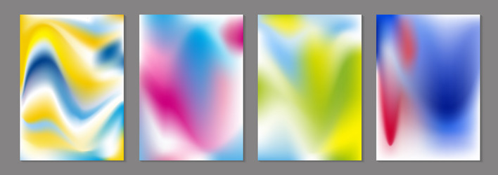 abstract color flow background vector image