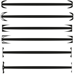 arrow border icon rectangular frame pointers flow vector image