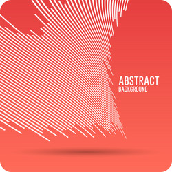 abstract element with dynamic lines vector image