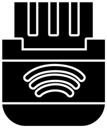contour usb memory technology to save data vector image