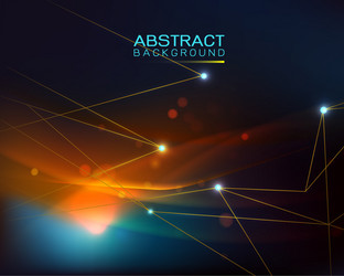 Dynamic Light Mesh Background vector image