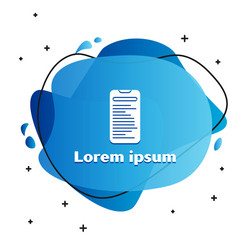 white computer api interface icon isolated vector image