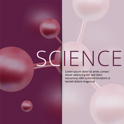 Molecular abstract web banners vector