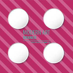 modern art abstract banner square frame for text vector image