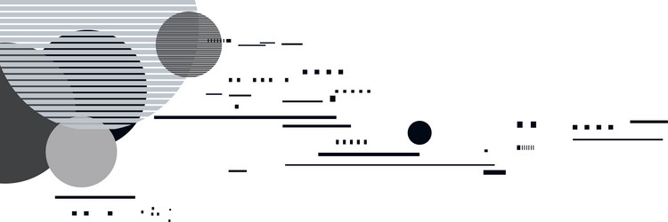 abstract tech background with simple object vector image