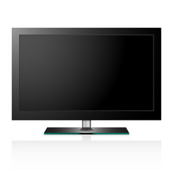Tv flat screen lcd Royalty Free Vector Image - VectorStock