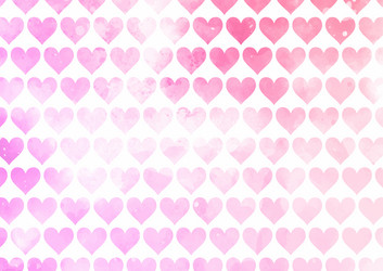 valentines day background with pink watercolour Vector Image