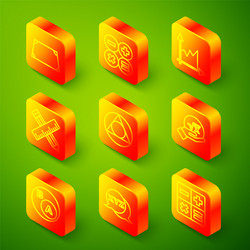 set line acute trapezoid shape graph schedule vector image