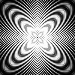 Stripped Octagonal Pattern vector image