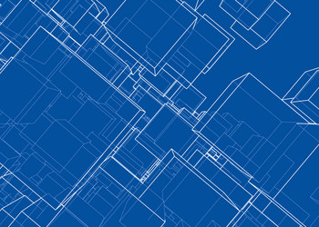 abstract boxes background vector image