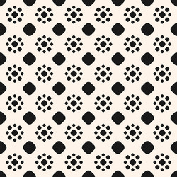 abstract dotted seamless pattern simple ornament vector image