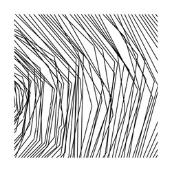 abstract pattern curved lines grunge boho vector image