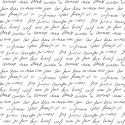 scribble handwritten script text seamless pattern vector image