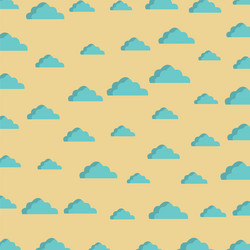 cloud computing pattern background vector image