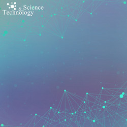 geometric abstract background with connected lines vector image
