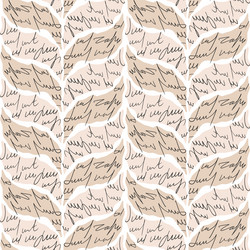 scribble ornament with handwritten script text vector image
