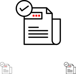 check checklist feature featured features bold vector image