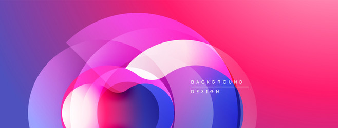 abstract colorful layers create dynamic visual vector image