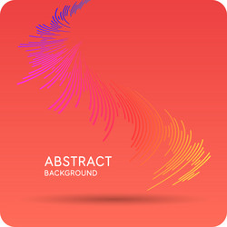 abstract element with dynamic lines a simple vector image