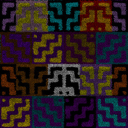 pattern a random small dots vector image
