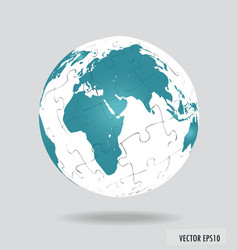 Globe Puzzle Vector Images (over 4,900)