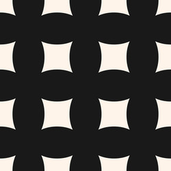 simple geometric seamless pattern with big mesh vector image