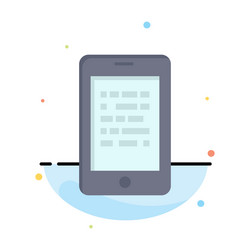 mobile read data secure e learning business logo vector image
