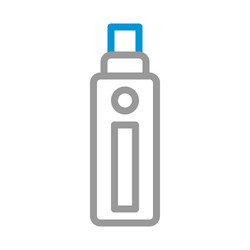 usb flash drive icon concept of data storage vector image