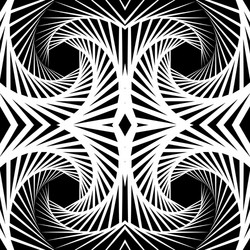 abstract mirrored vortex background pattern vector image