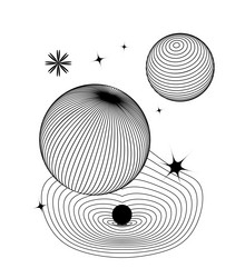 abstract featuring concentric vector image