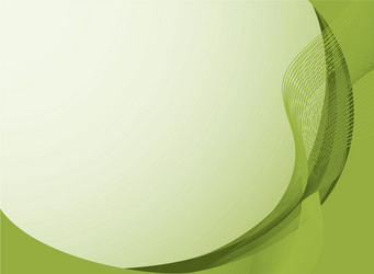 background template with green abstract patterns vector image
