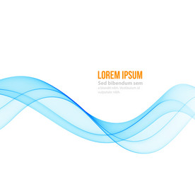abstract curved lines background template vector image