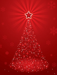 holiday tree vector