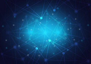 network connection abstract background vector image