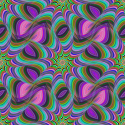 seamless colorful fractal pattern background vector image